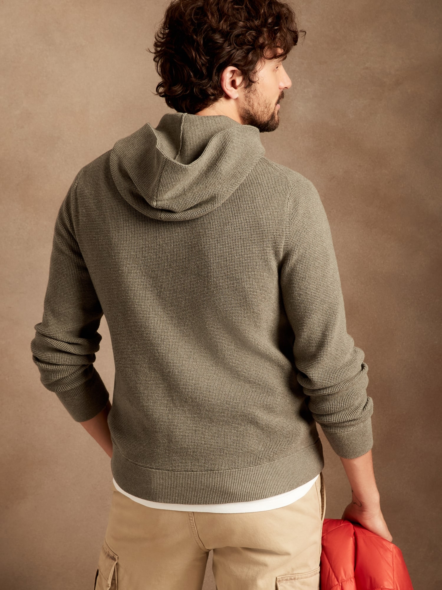 banana republic organic cotton sweater polo