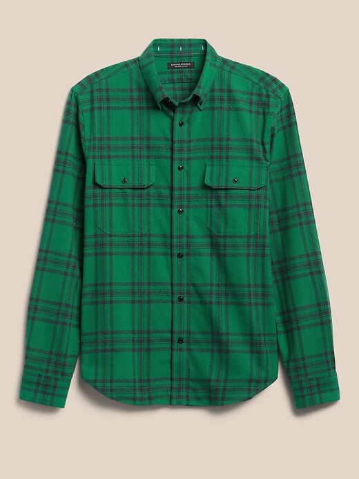 Image number 4 showing, Untucked Standard-Fit Flannel Shirt