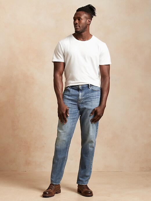 Image number 5 showing, Tapered Organic Cotton Jean