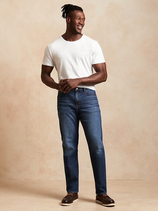 Image number 6 showing, Straight Organic Cotton Jean
