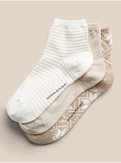 Fairisle Ankle Sock 3-Pack
