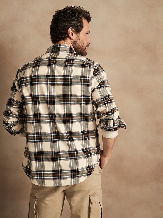 Image number 8 showing, Untucked Standard-Fit Flannel Shirt