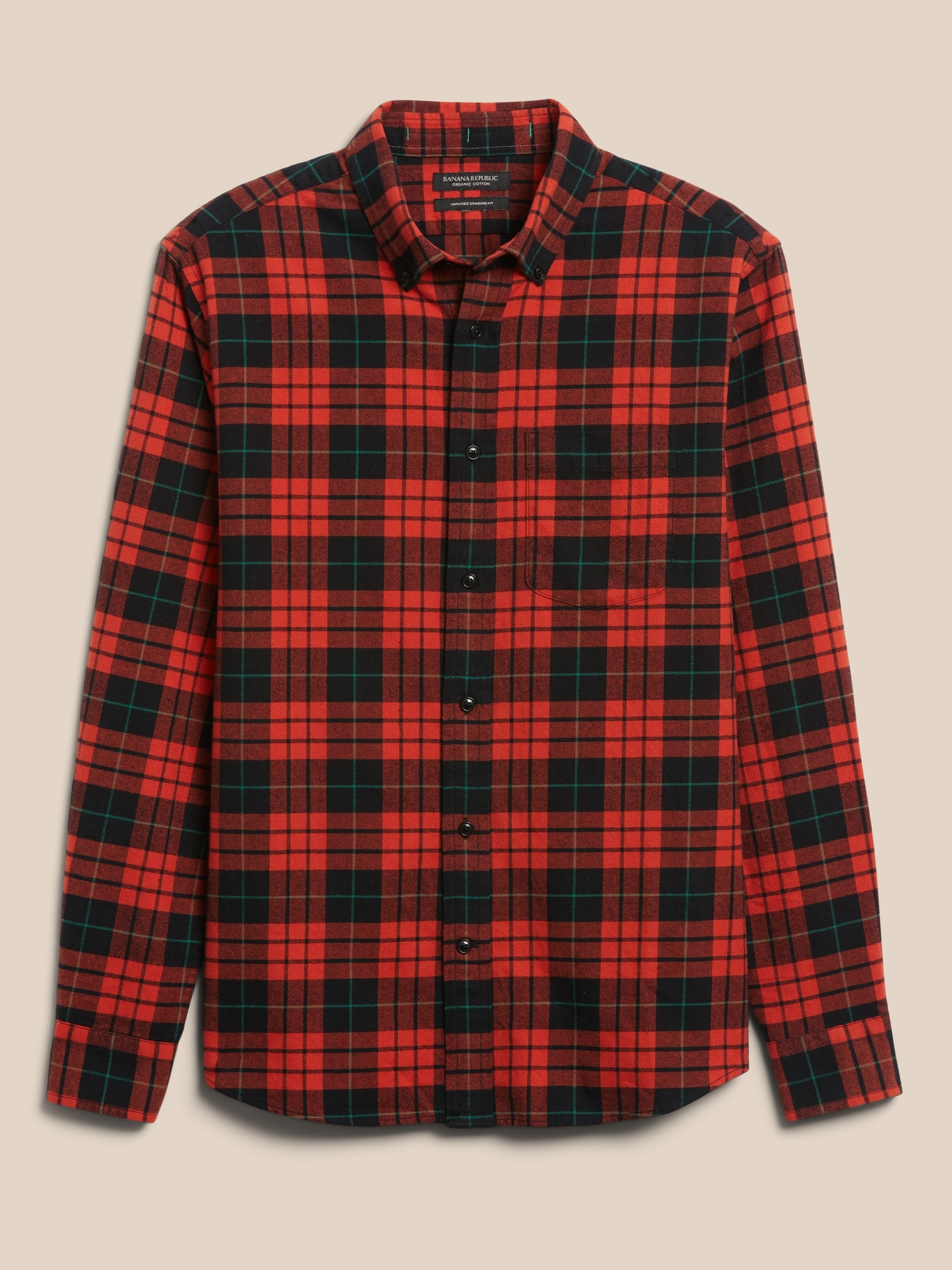 Organic Flannel Shirt | Banana Republic