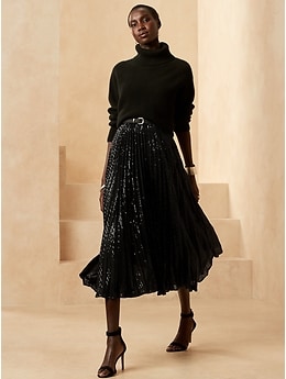 black sequin skirt canada