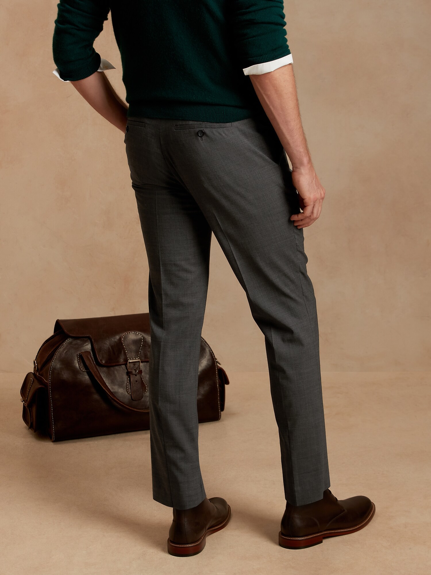 Slim Performance Stretch Wool Dress 