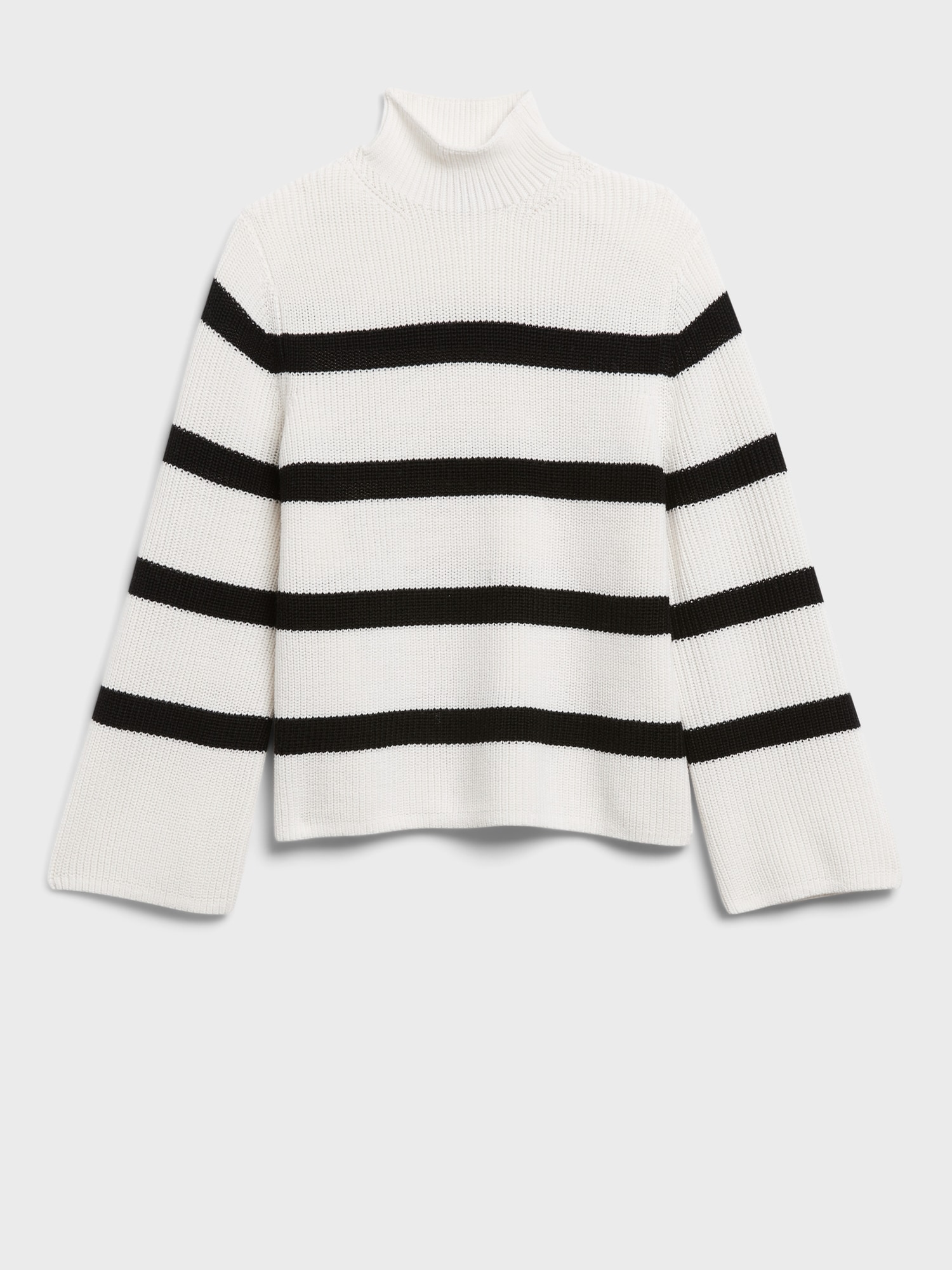 Striped Quarter Zip Sweater in Mariner Stripe