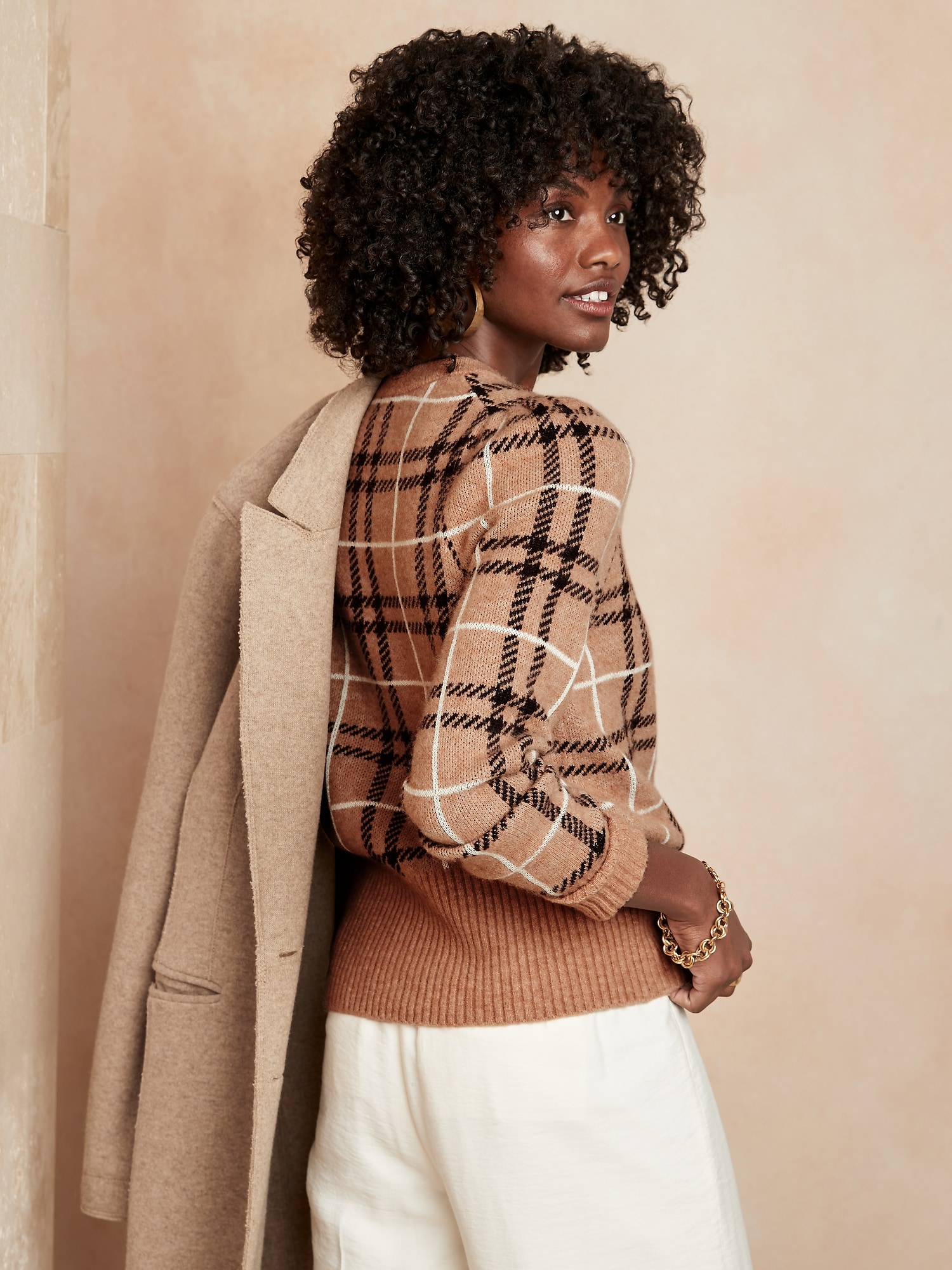 Aire Puff-Sleeve Sweater