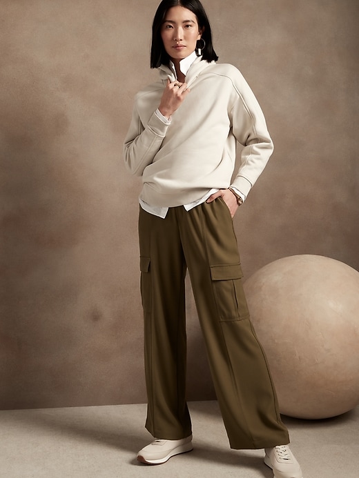 Image number 1 showing, BR SPORT High + Wide Cargo Pant