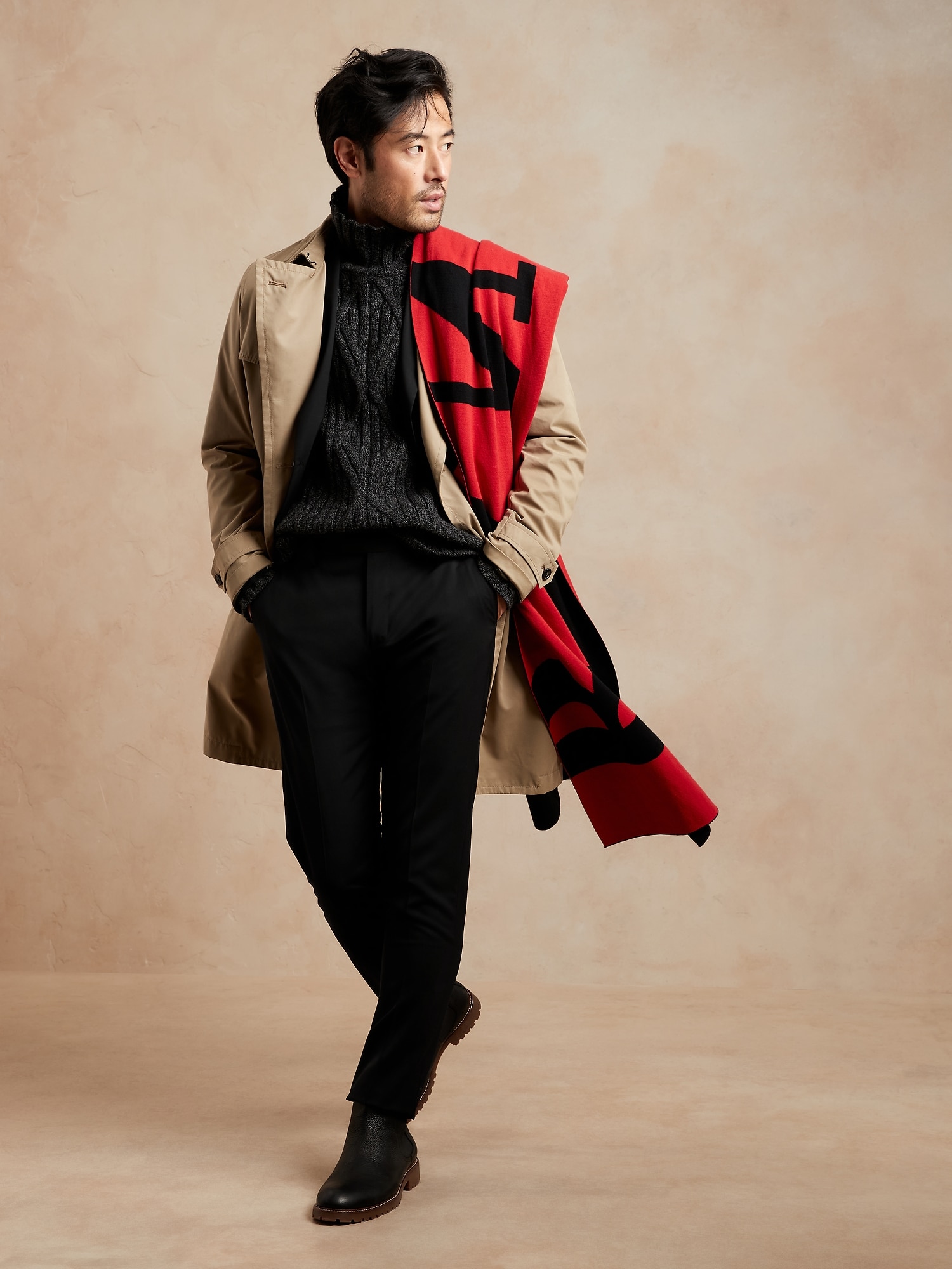 Image number 1 showing, Slim Wool Suit Pant