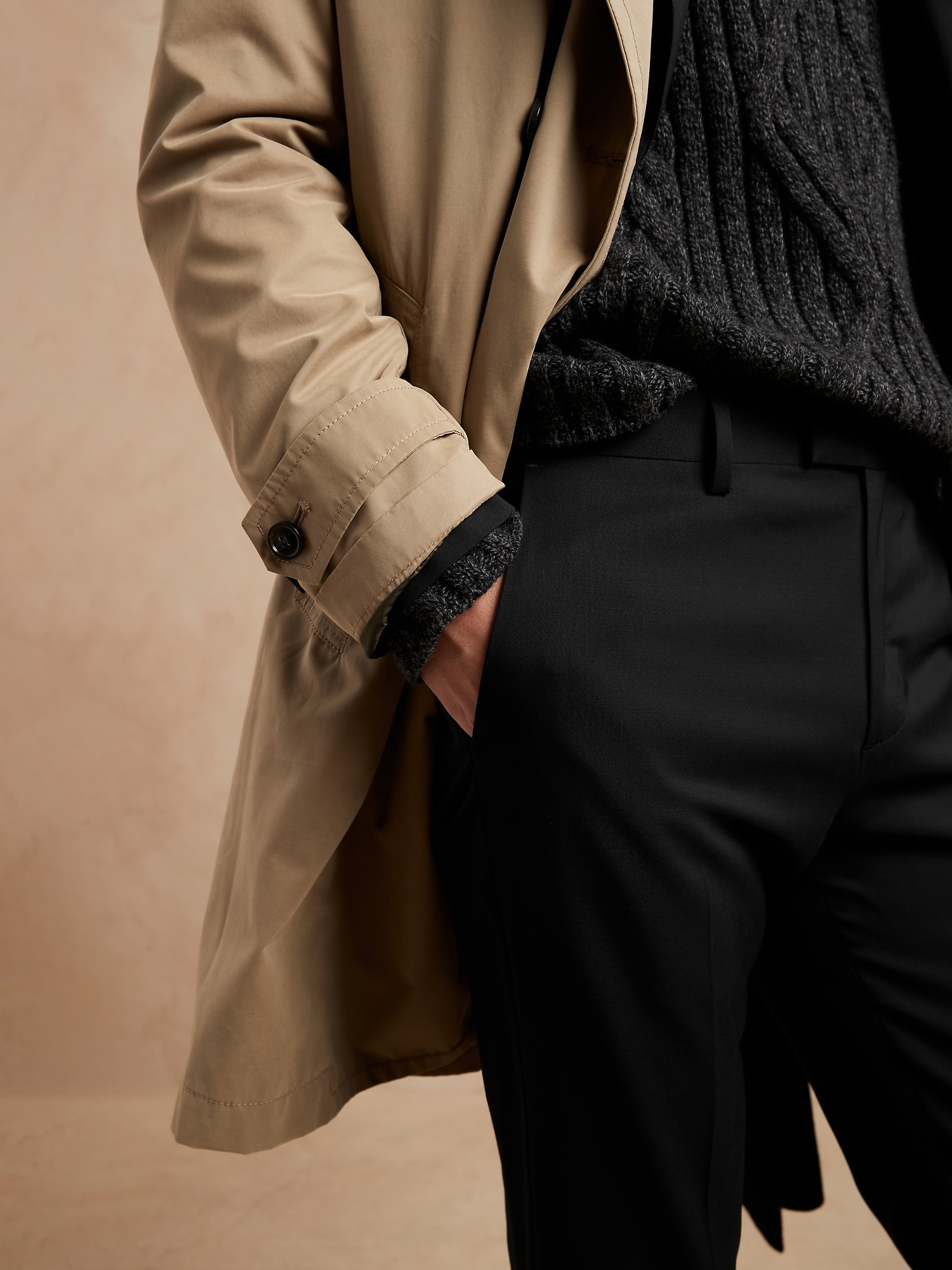 Image number 3 showing, Slim Wool Suit Pant