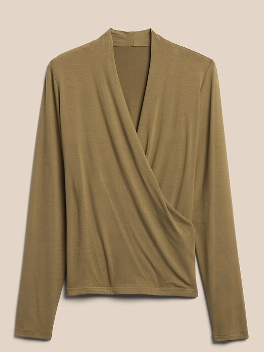 Image number 4 showing, Threadsoft Wrap Top