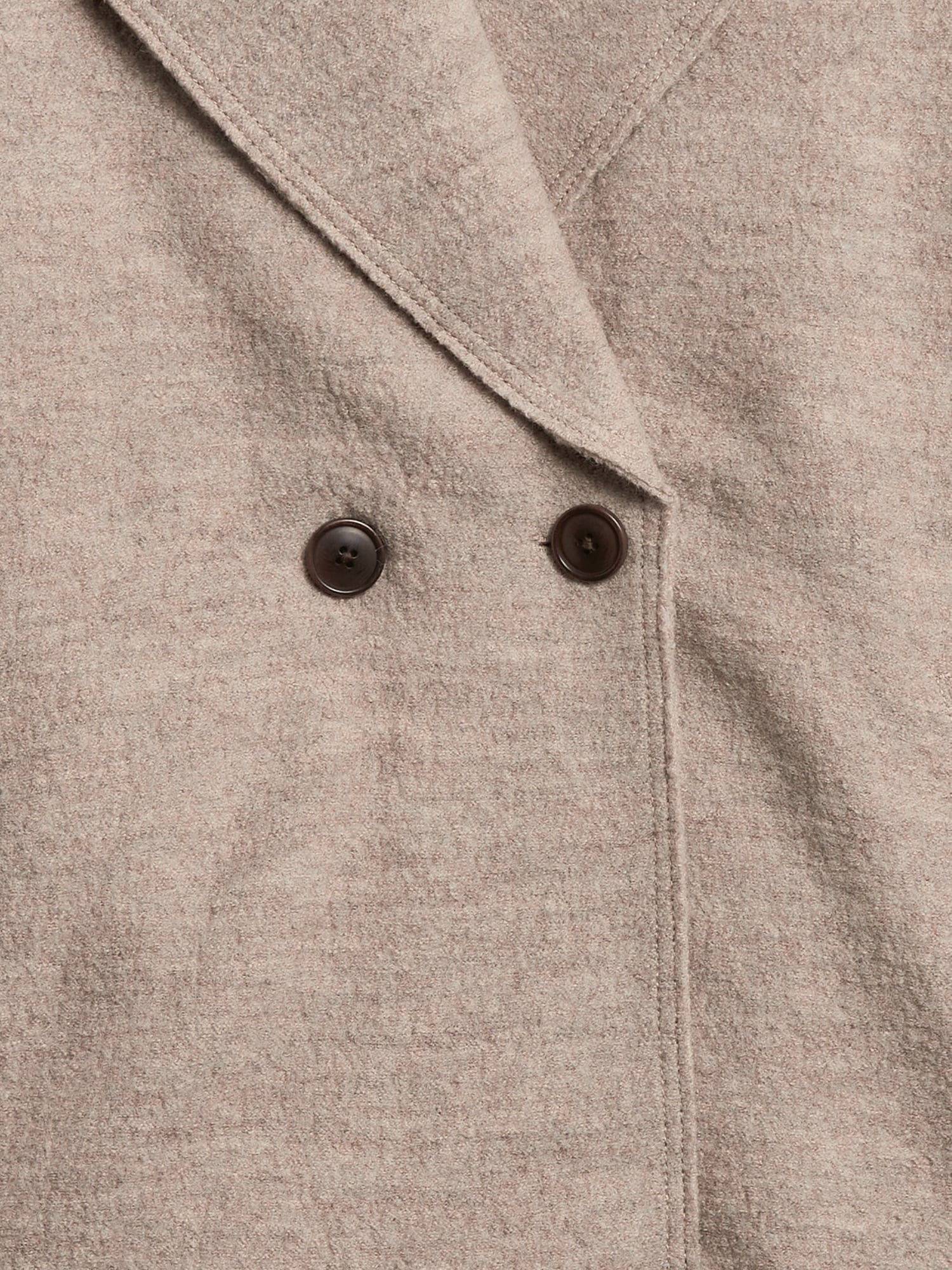 Italian Wool Cocoon Coat