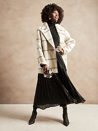 Jigsaw boucle sale cocoon coat