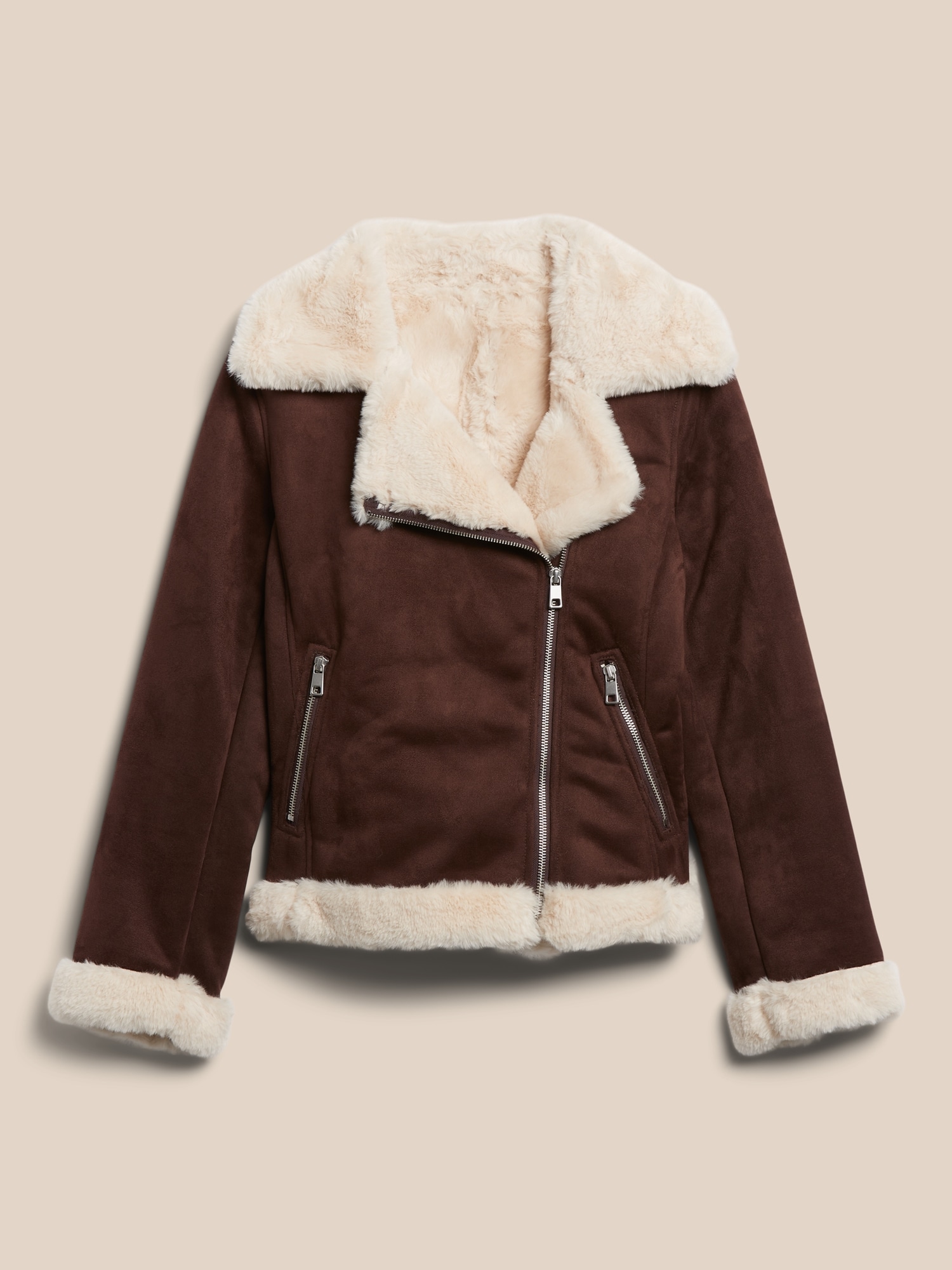 Sherpa jacket banana on sale republic