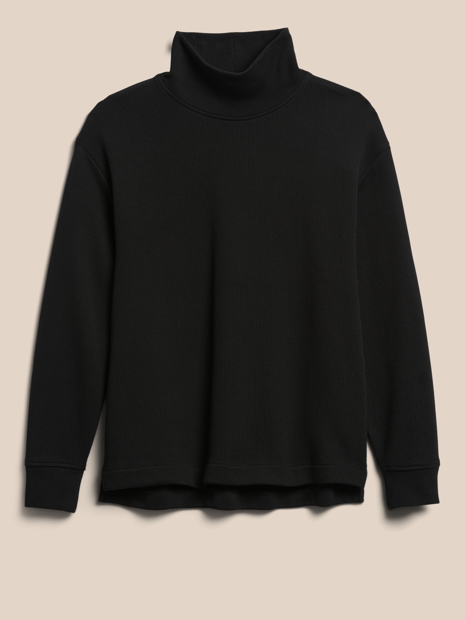 French Rib Turtleneck