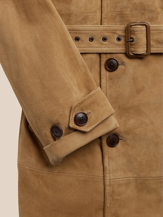 Heritage Suede Trench Coat