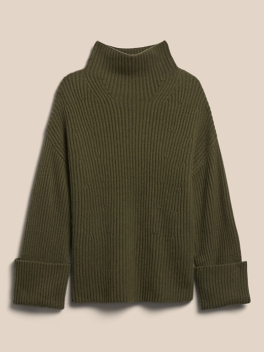 Image number 4 showing, Oversized Merino-Cashmere Sweater