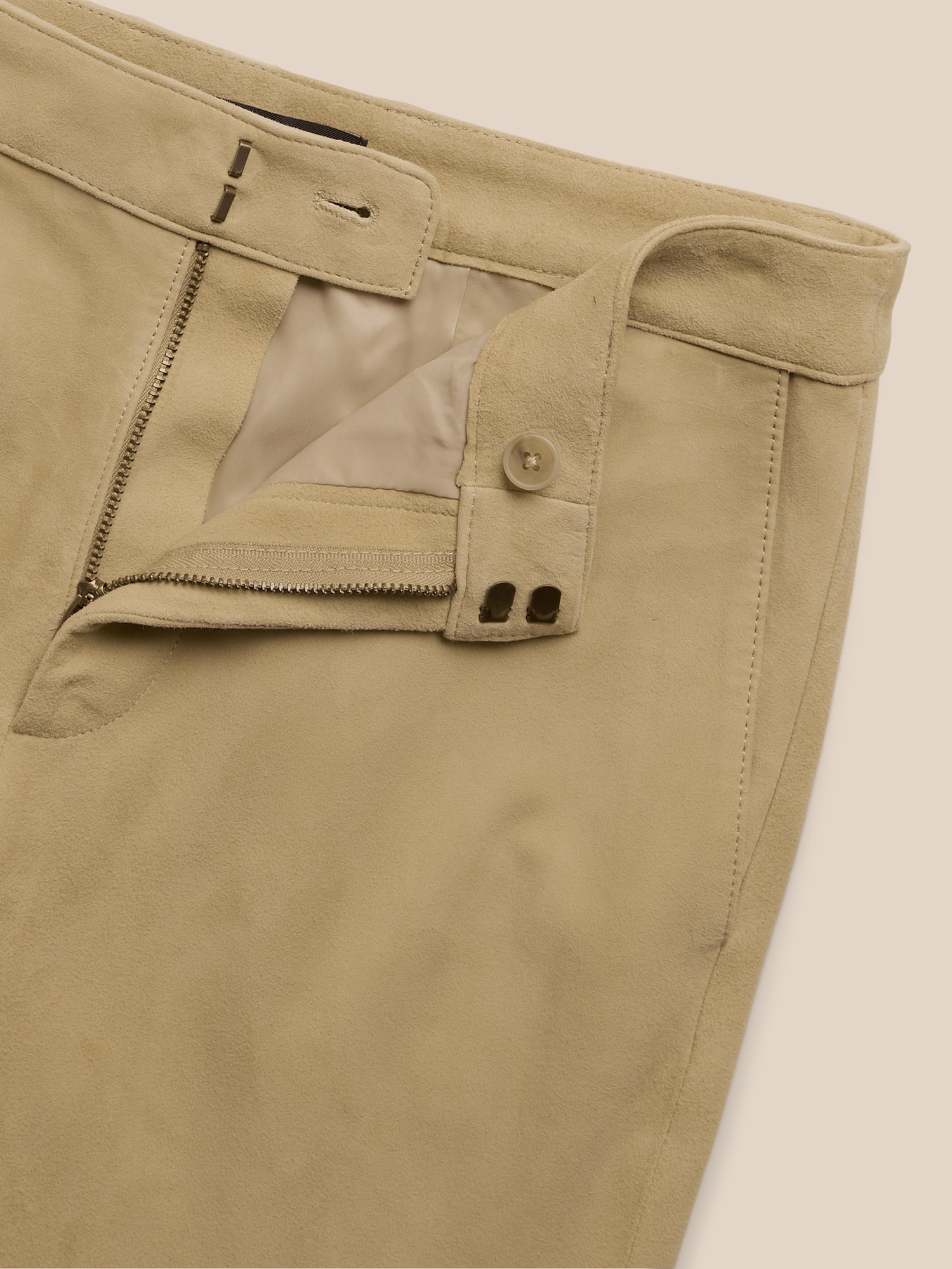 Heritage Bootcut Suede Pant