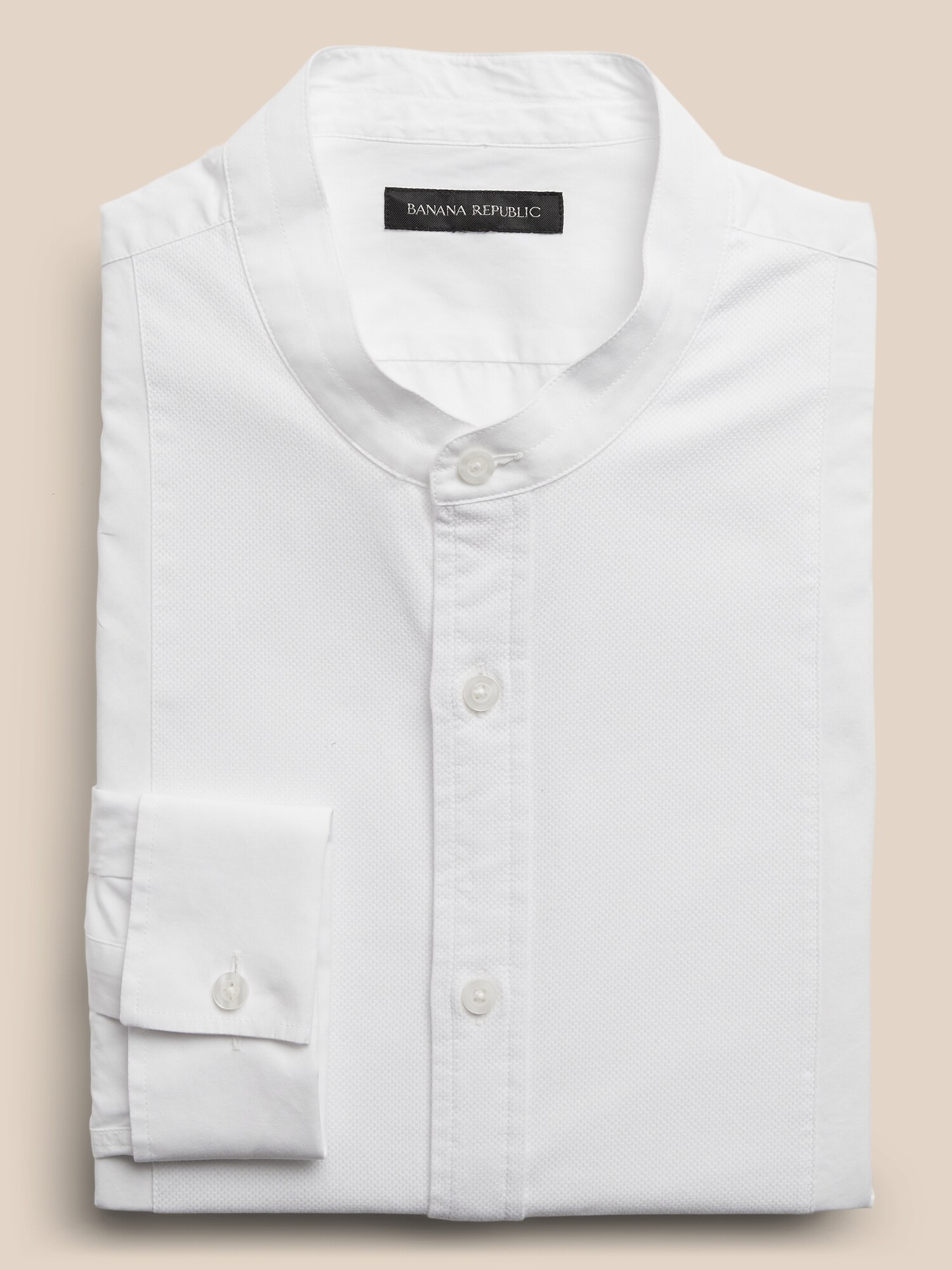 Banana republic white dress shirt on sale