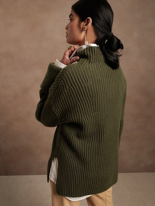 Image number 2 showing, Oversized Merino-Cashmere Sweater