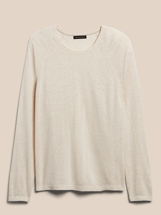 Livorno Silk-Linen Sweater | Banana Republic