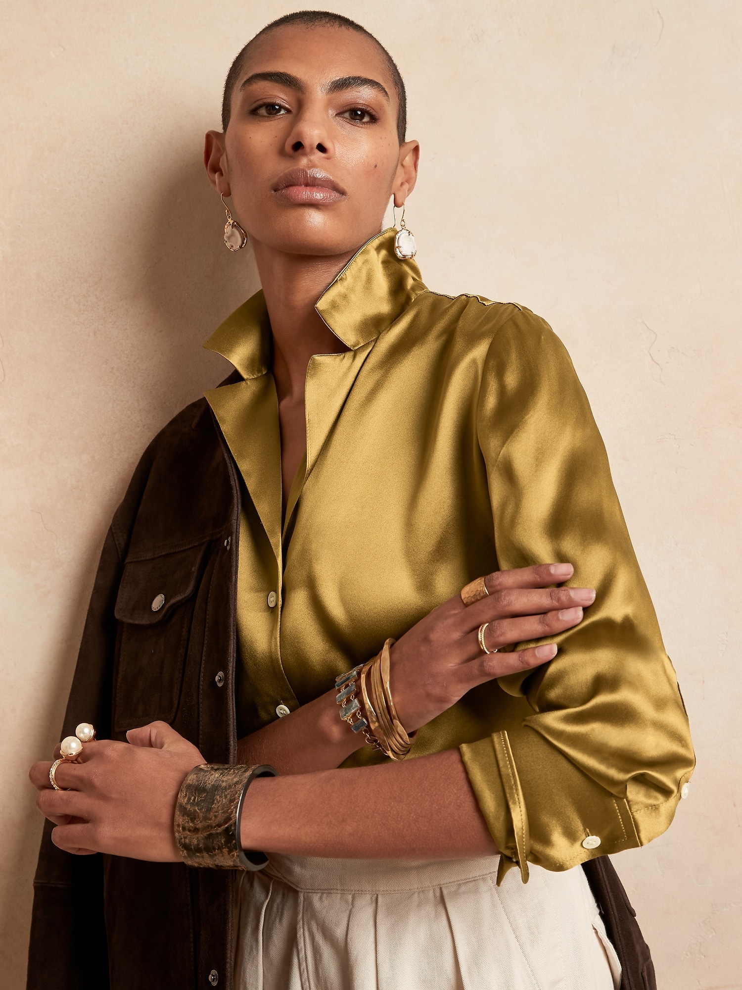 Silk Resort Shirt | Banana Republic