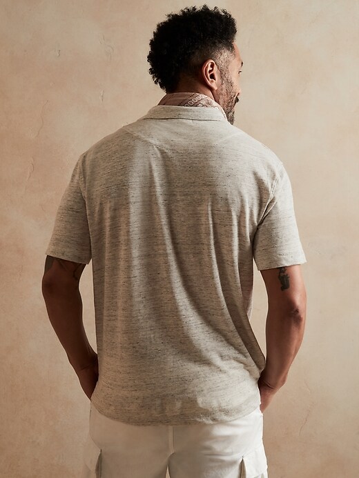 Linen Knit Resort Shirt