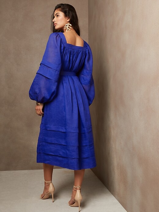 Image number 2 showing, Ramie Midi Dress
