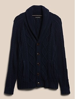 Shawl neck sale cardigan