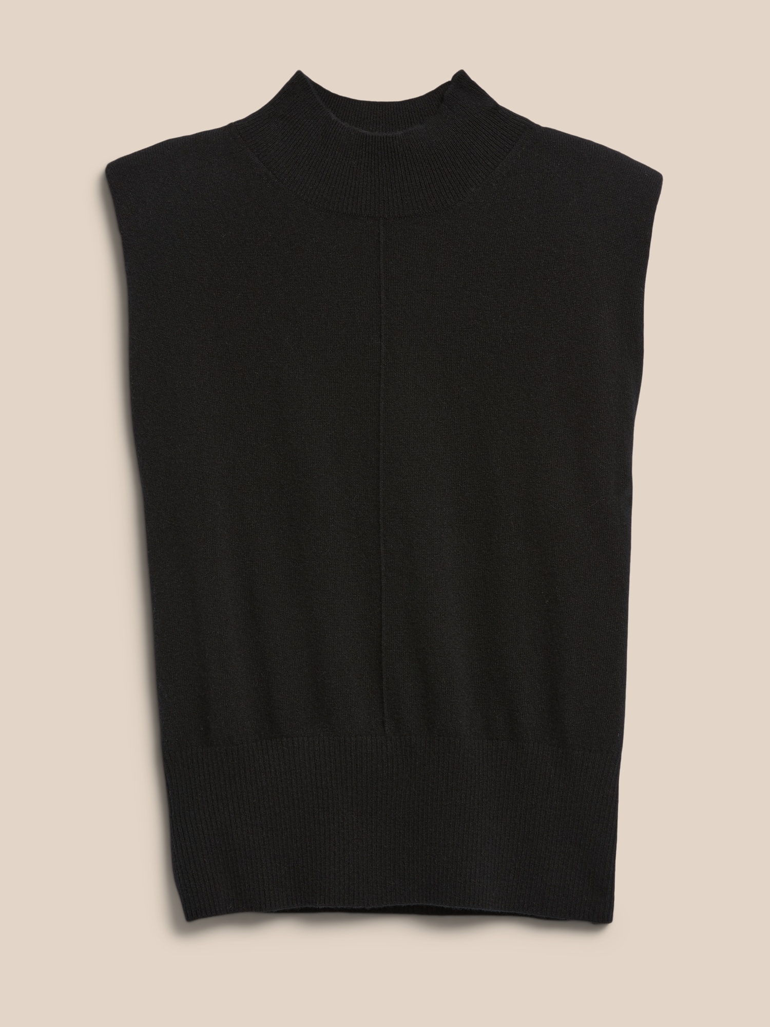 Image number 4 showing, Franca Cashmere Padded-Shoulder Top