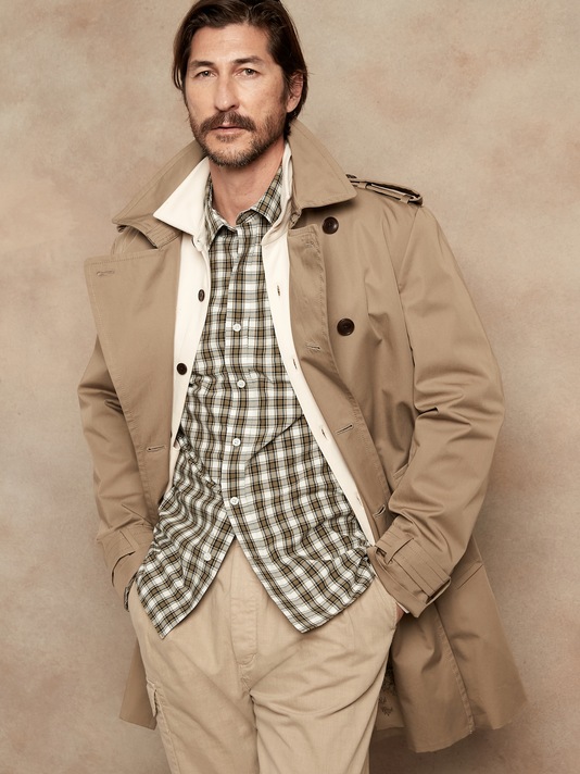 Untucked Double-Weave Shirt
