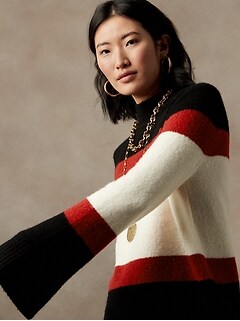 Relaxed Color-Blocked Sweater