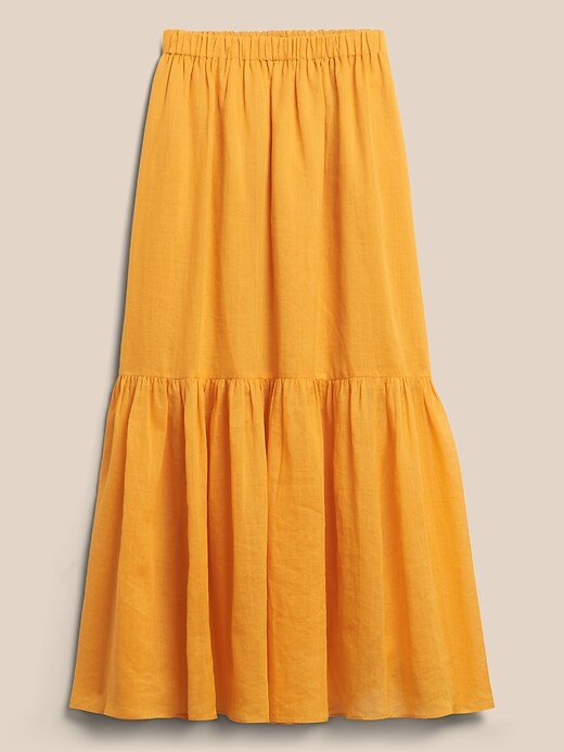 Image number 4 showing, Ramie Maxi Skirt