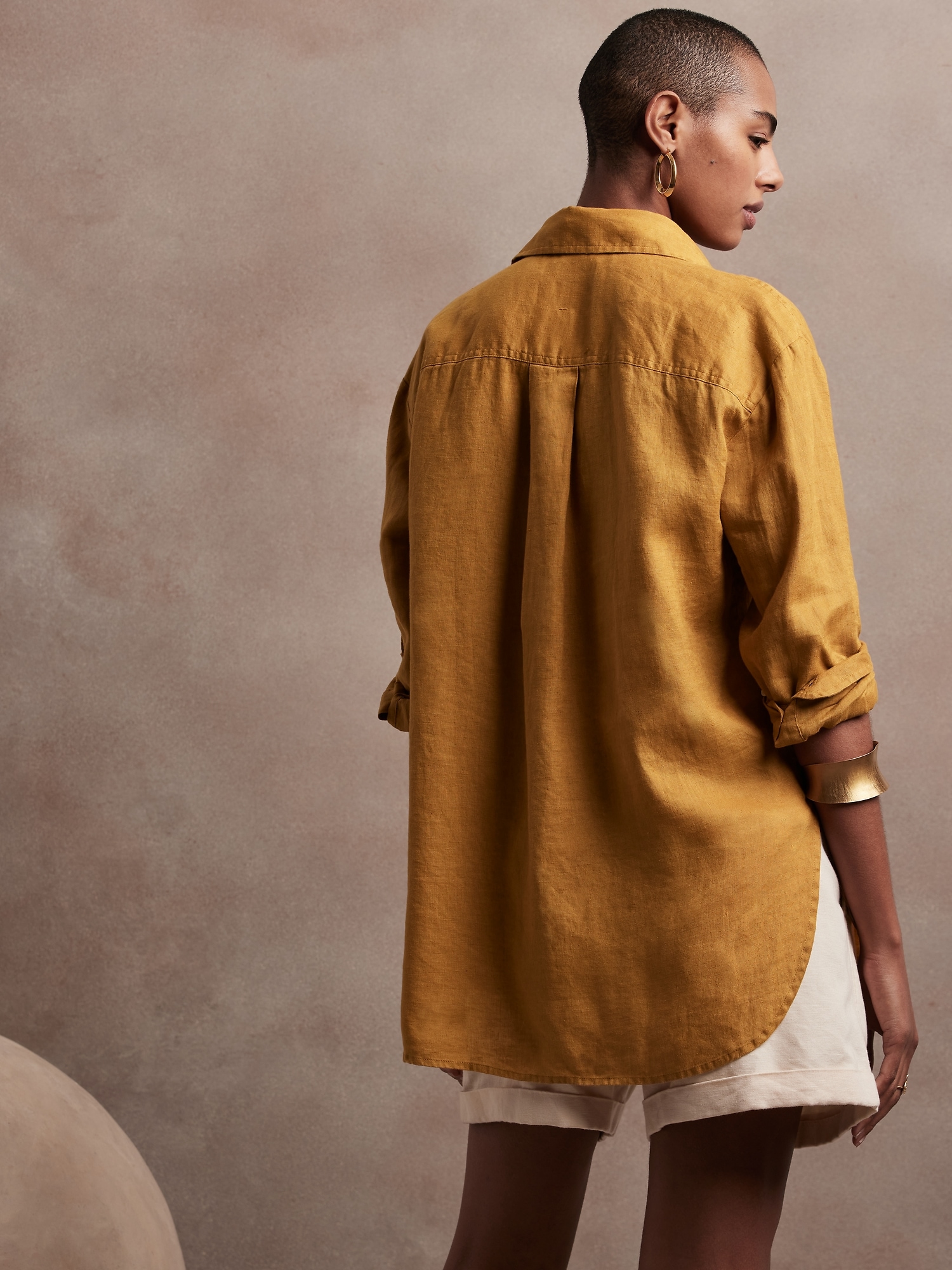 Oversized Linen Shirt Banana Republic