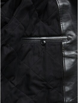 BR ARCHIVES Leather Aviator Jacket | Banana Republic