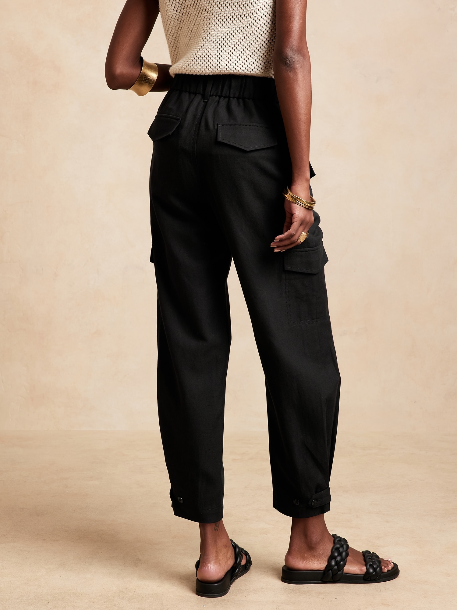 TENCEL™Linen Cargo Pant Banana Republic