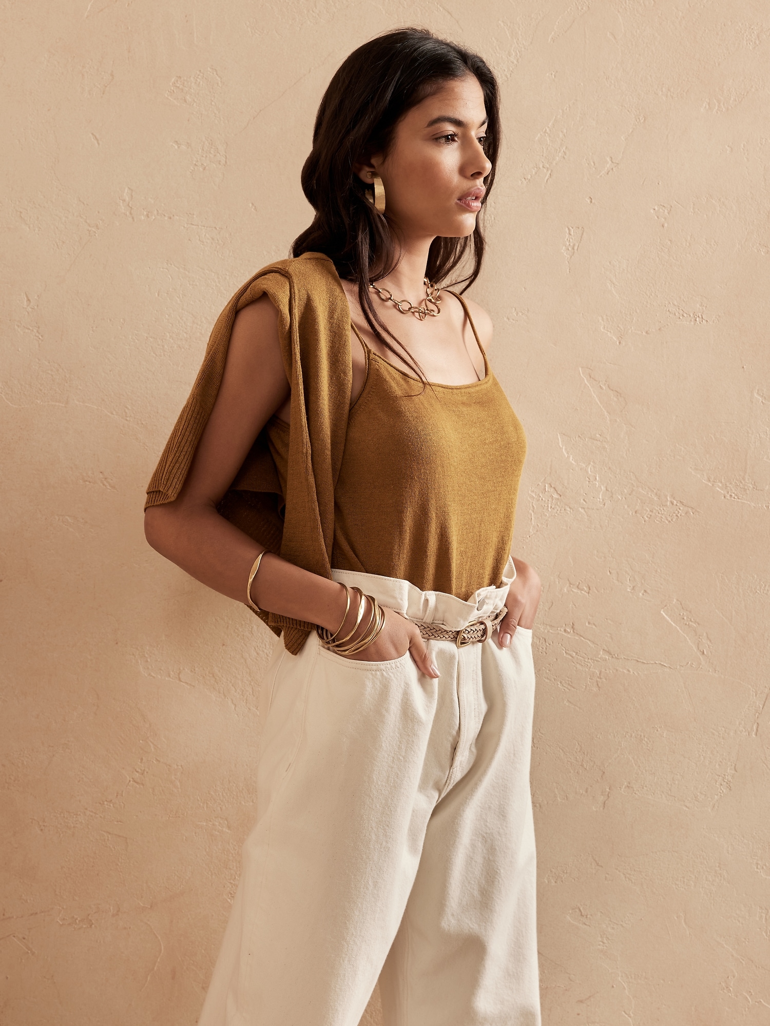 banana republic sweater tank