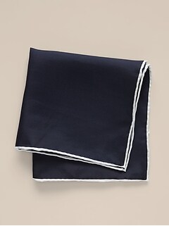 Solid Silk Pocket Square