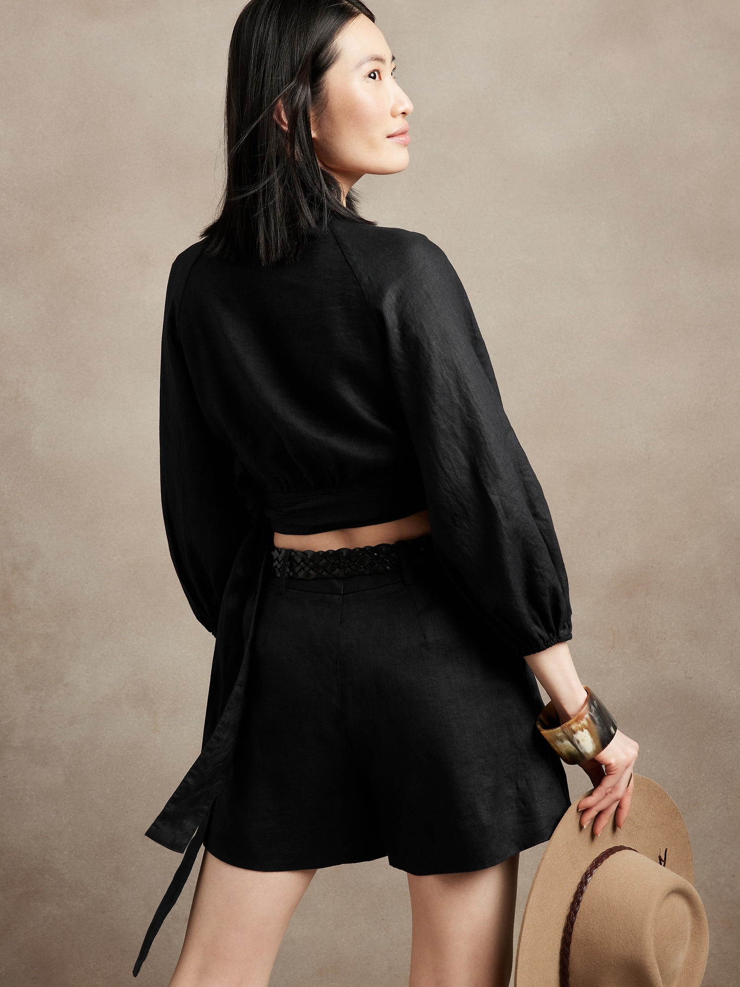 Wayfinder Linen Top | Banana Republic