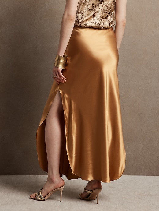 Image number 5 showing, Silk Maxi Skirt