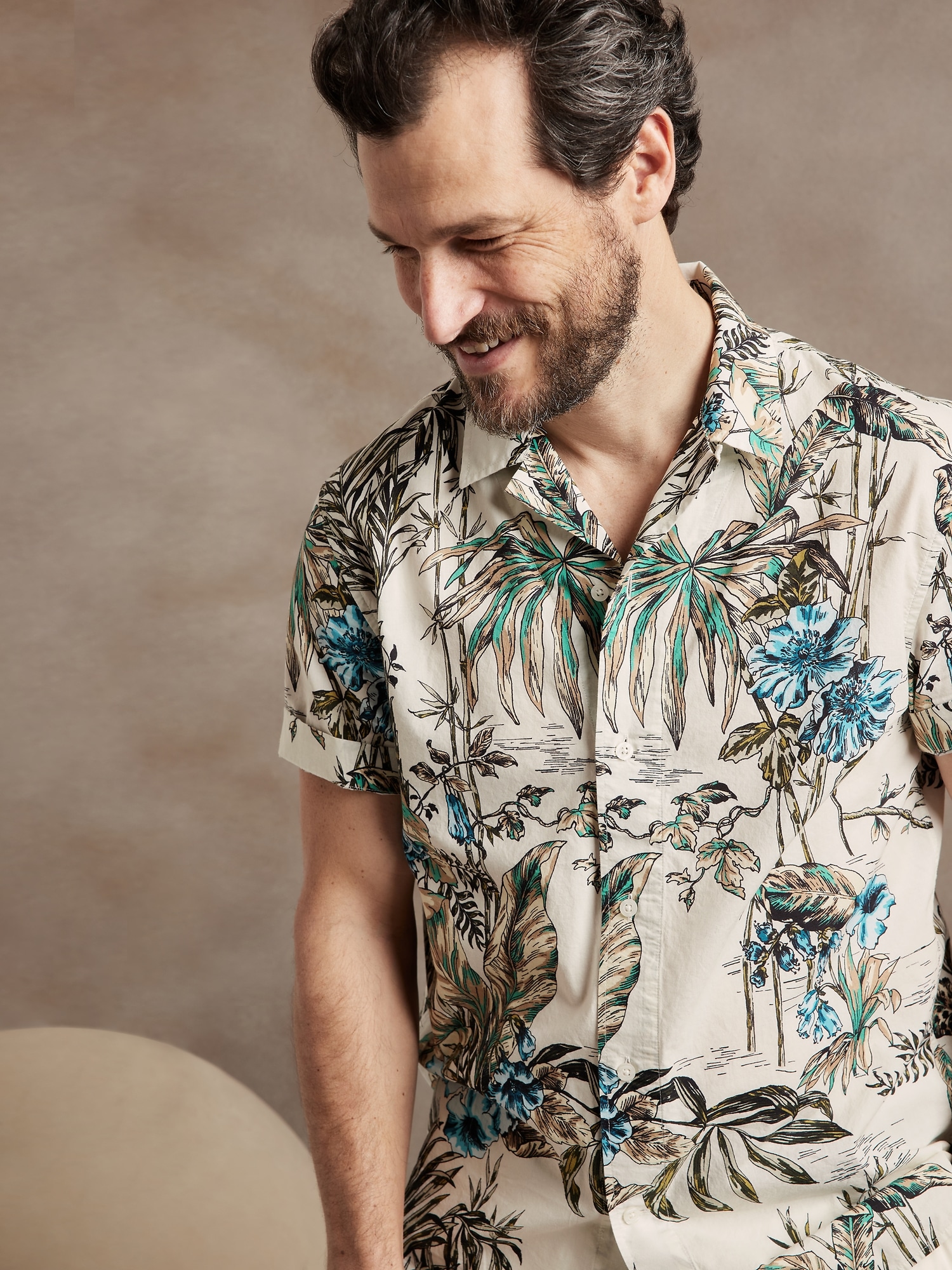 banana republic camp collar
