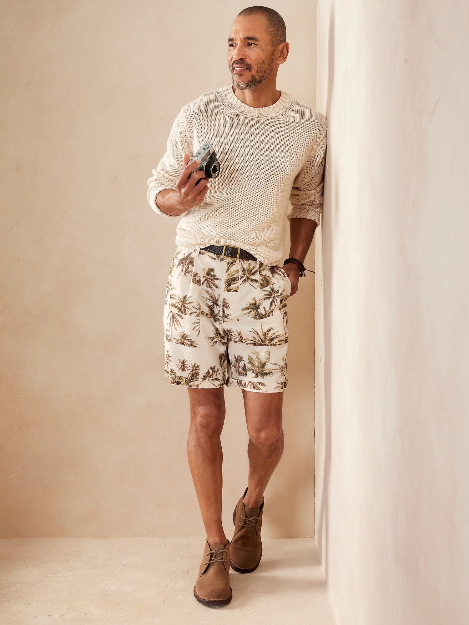 banana republic linen shorts