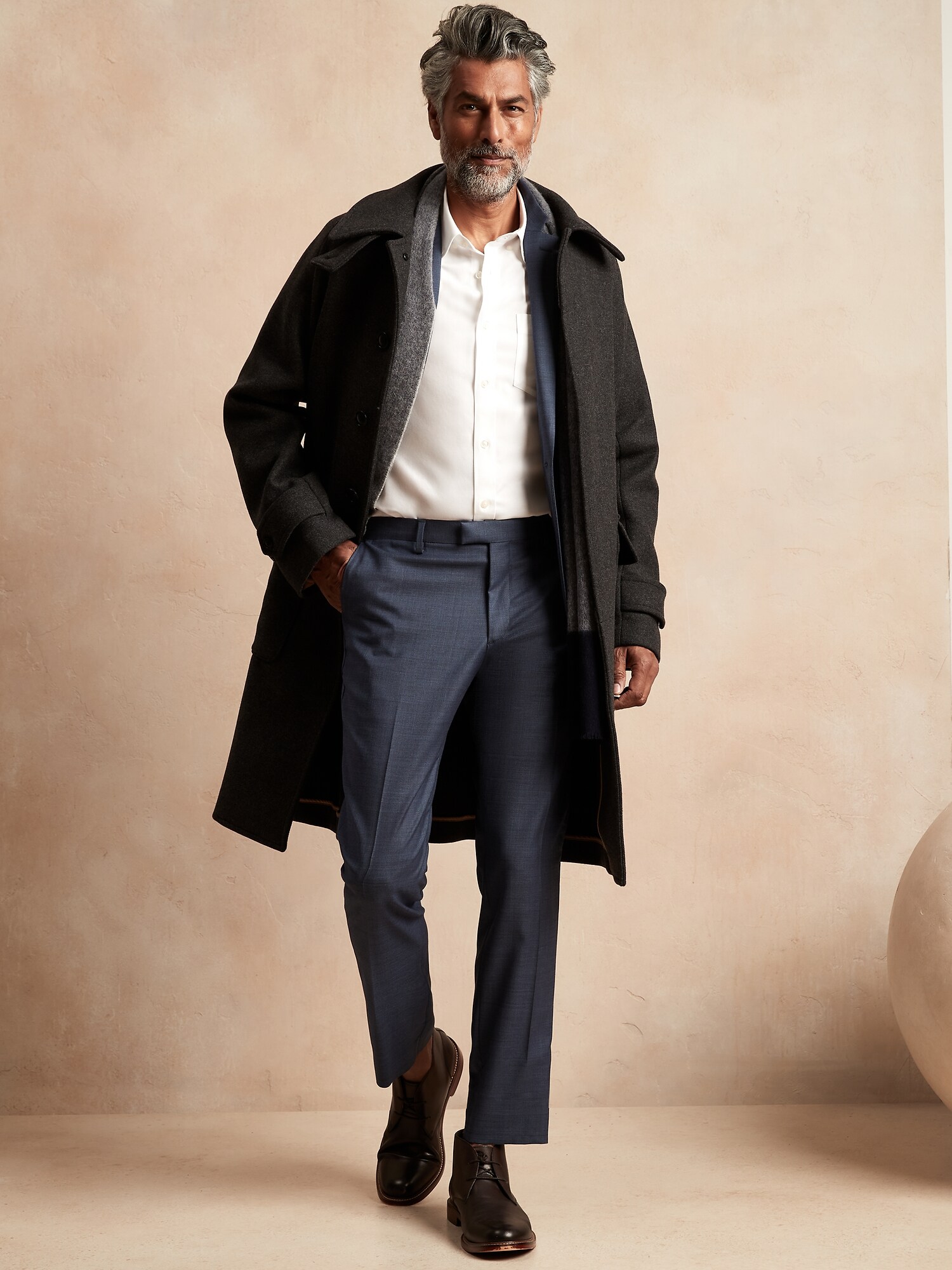 Jean Homme Banana Republic Coupe Bootcut Vieilli - Taille 33/30, 100% Coton, Occasion Très Bon état