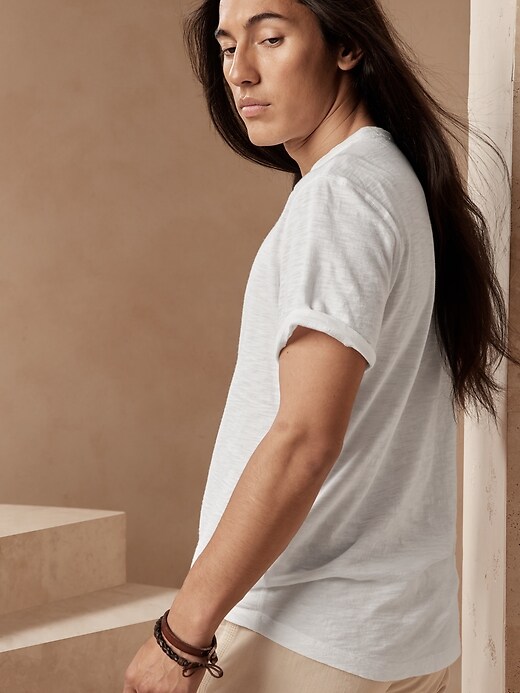 Image number 7 showing, Organic Cotton Soft Wash Henley T-Shirt