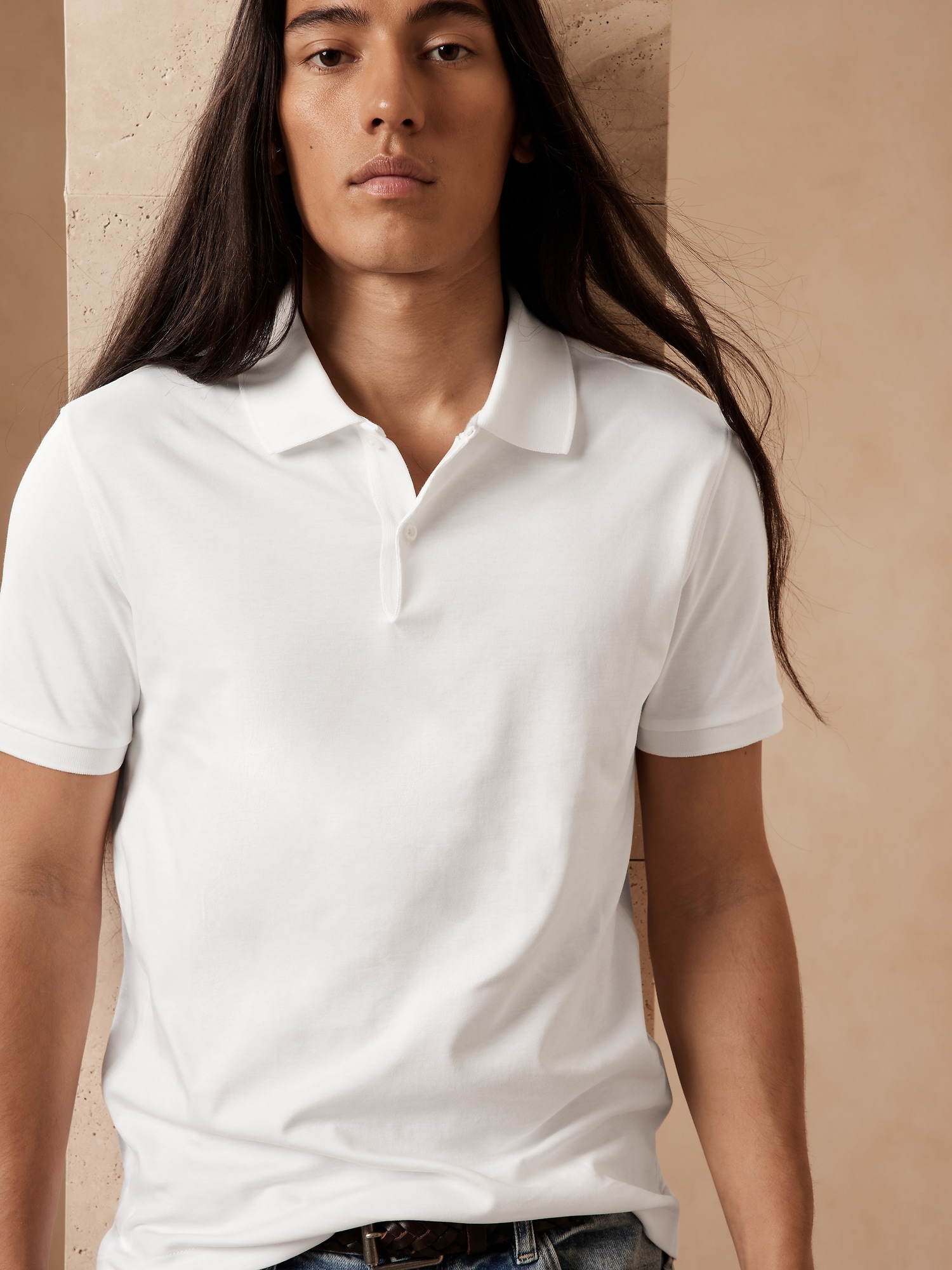 Luxury-Touch Performance Polo | Banana 