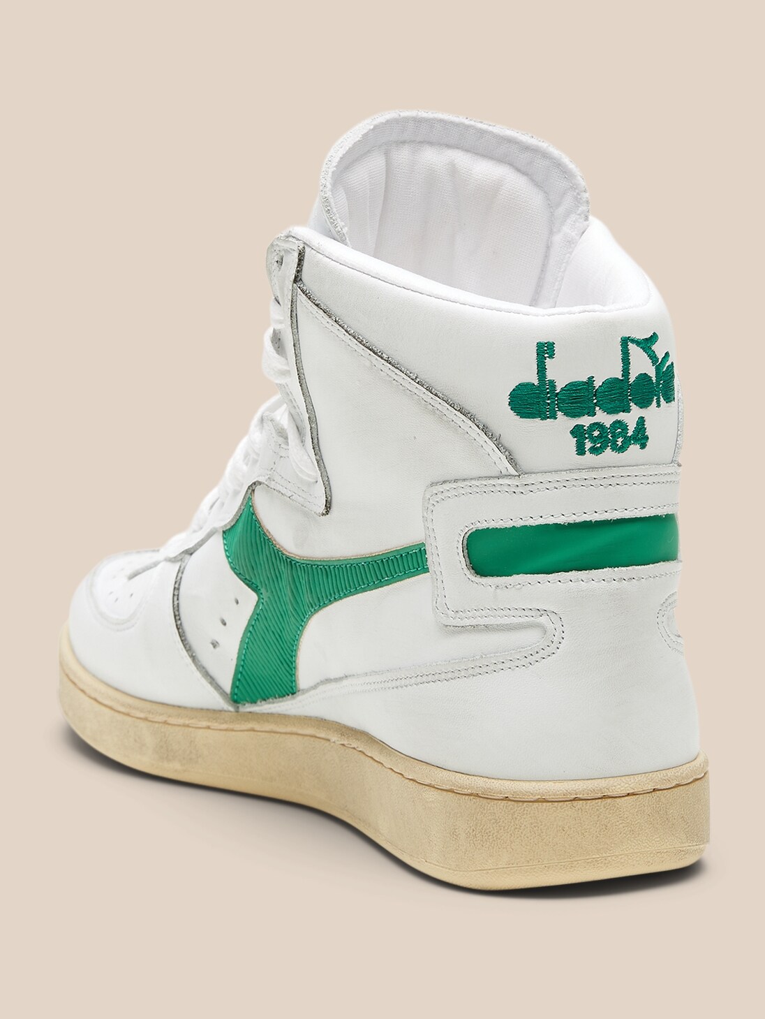 diadora mi basket used green