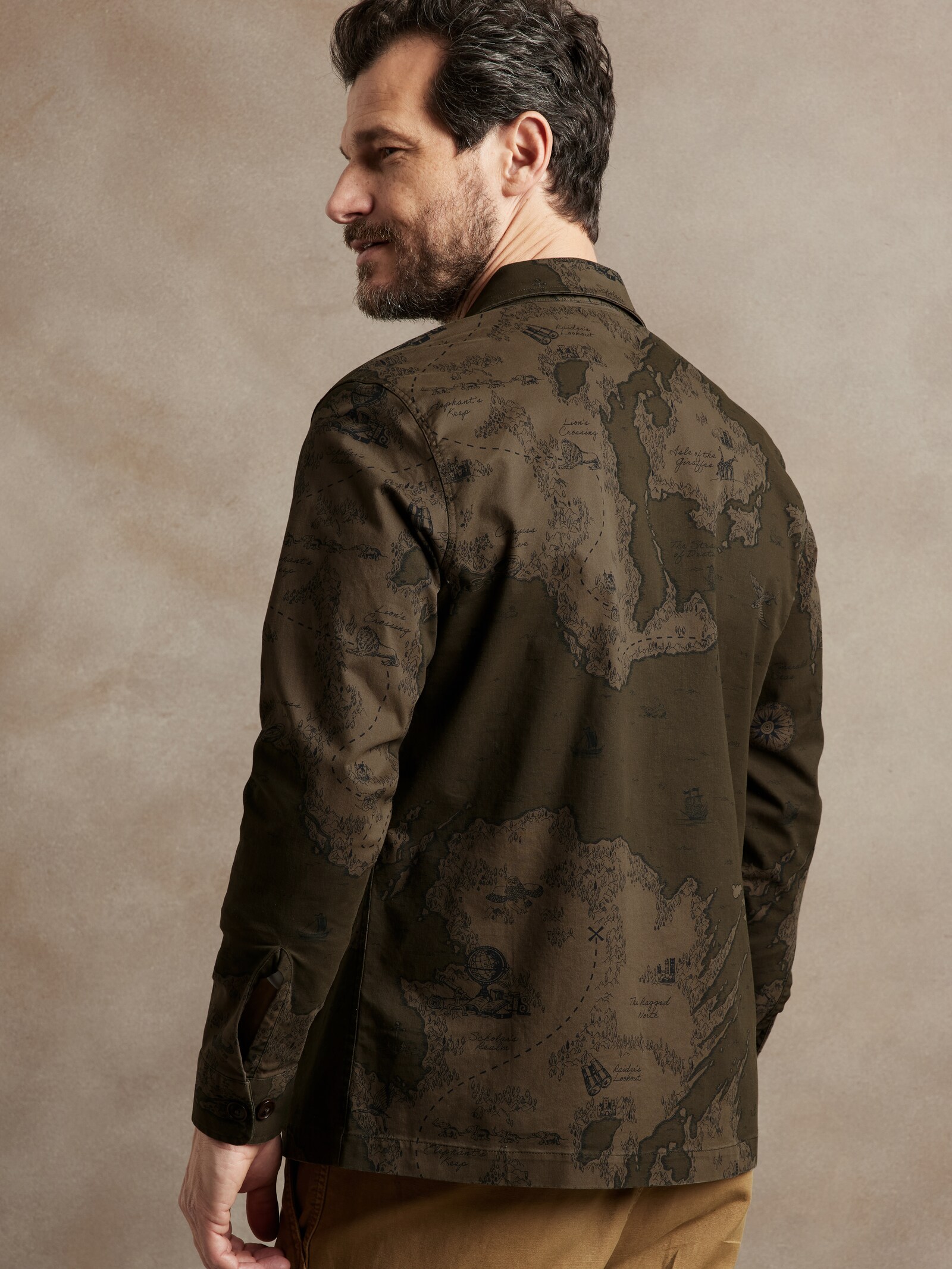 90s BANANAREPUBLICウールCPOジャケットダークグリーンアメカジ Vintage 90s Banana Republic Mens Medium Wool Blend Barn Jacket