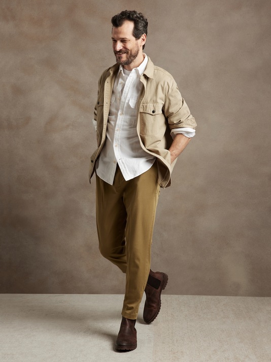 Pleated Ultimate Chino
