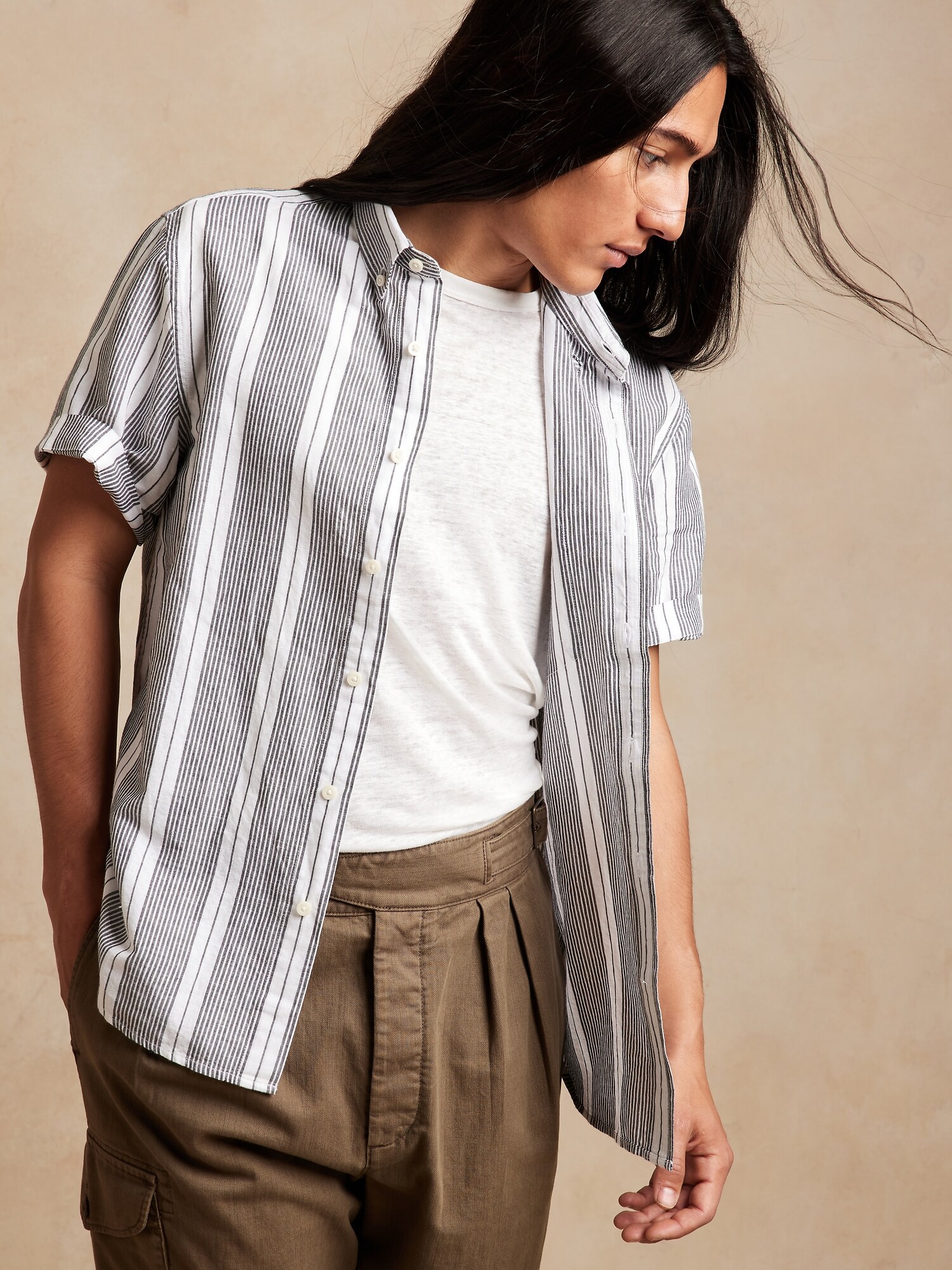 Linen-Cotton Shirt
