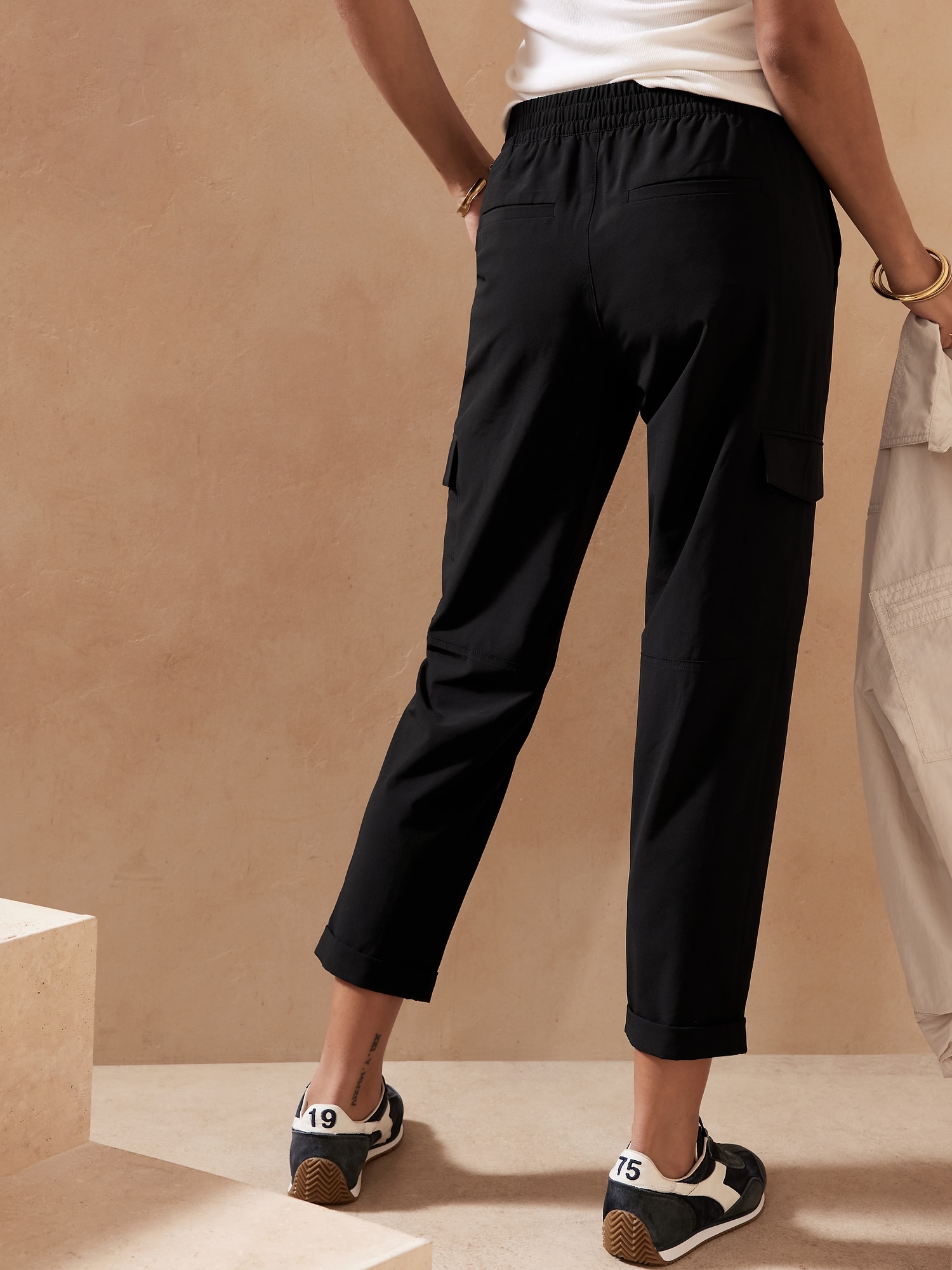 BANANA REPUBLIC Pantalon en Tissu Homme Beige Business